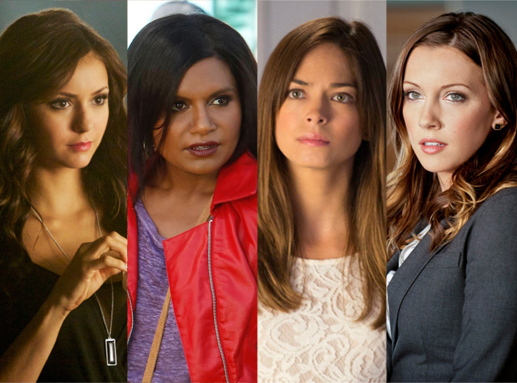 Katherine Pierce, Nina Dobrev, Cat Chandler, Kristin Kreuk, Laurel Lance, Katie Cassidy, Mindy Kaling, The Mindy Project